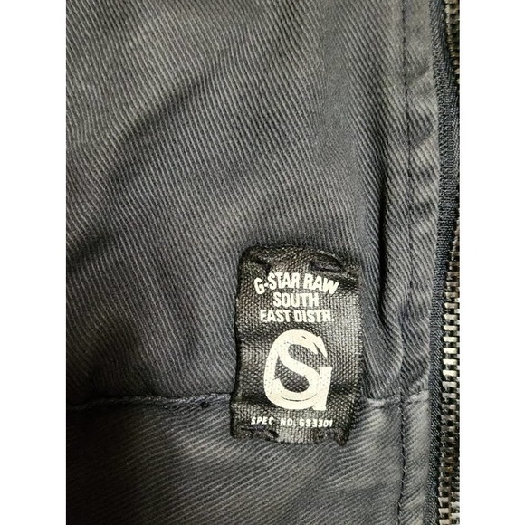 G Star Raw Denim GS3301 Military Utility Bomber Jacket Mens Medium M - Picture 7 of 10